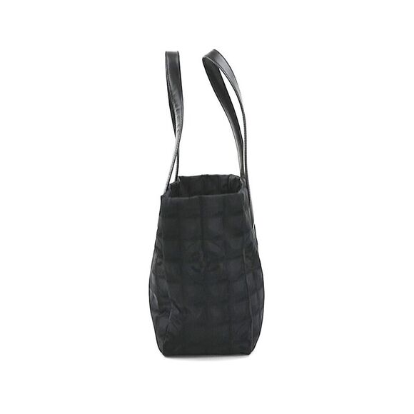 Pre Loved Chanel Tote Bag Black Nylon Women - Picture 2 of 5